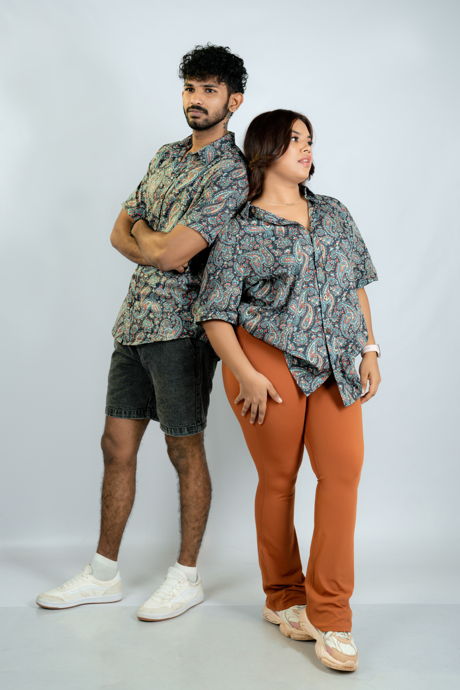 Paisley printed unisex shirt Paisley printed unisex shirt